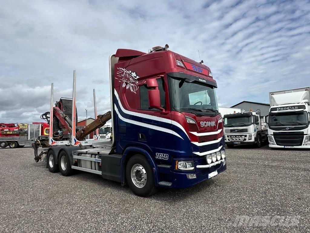 Scania R650B 6X4 NB Miškovežių vilkikai