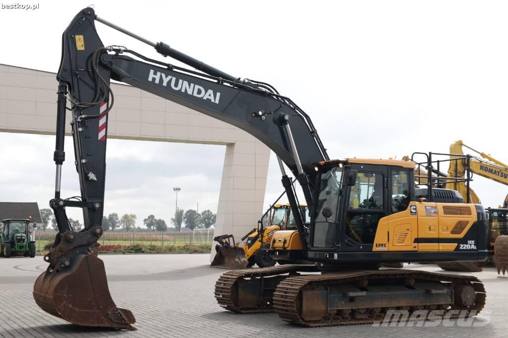 Hyundai HX 220 AL Vikšriniai ekskavatoriai
