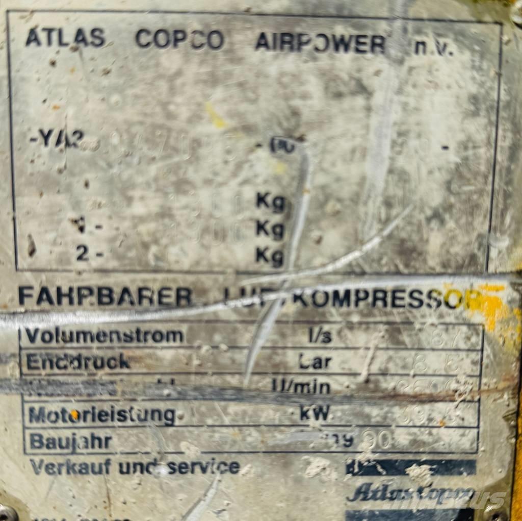 Atlas Copco XAS90D Kompresoriai