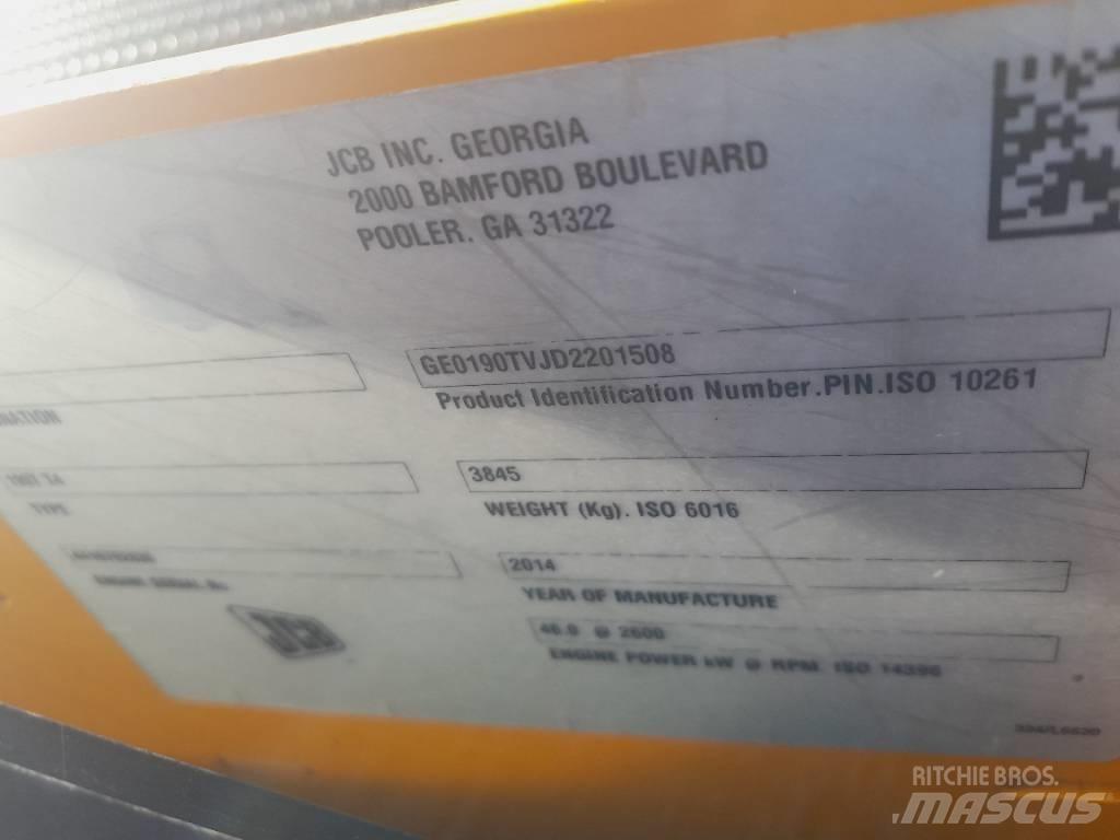 JCB 190 T Krautuvai su šoniniu pasukimu