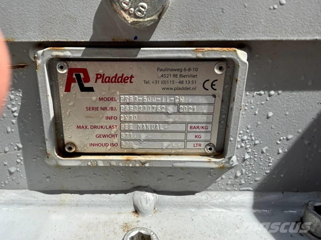 Pladdet PRG3-500 Griebtuvai