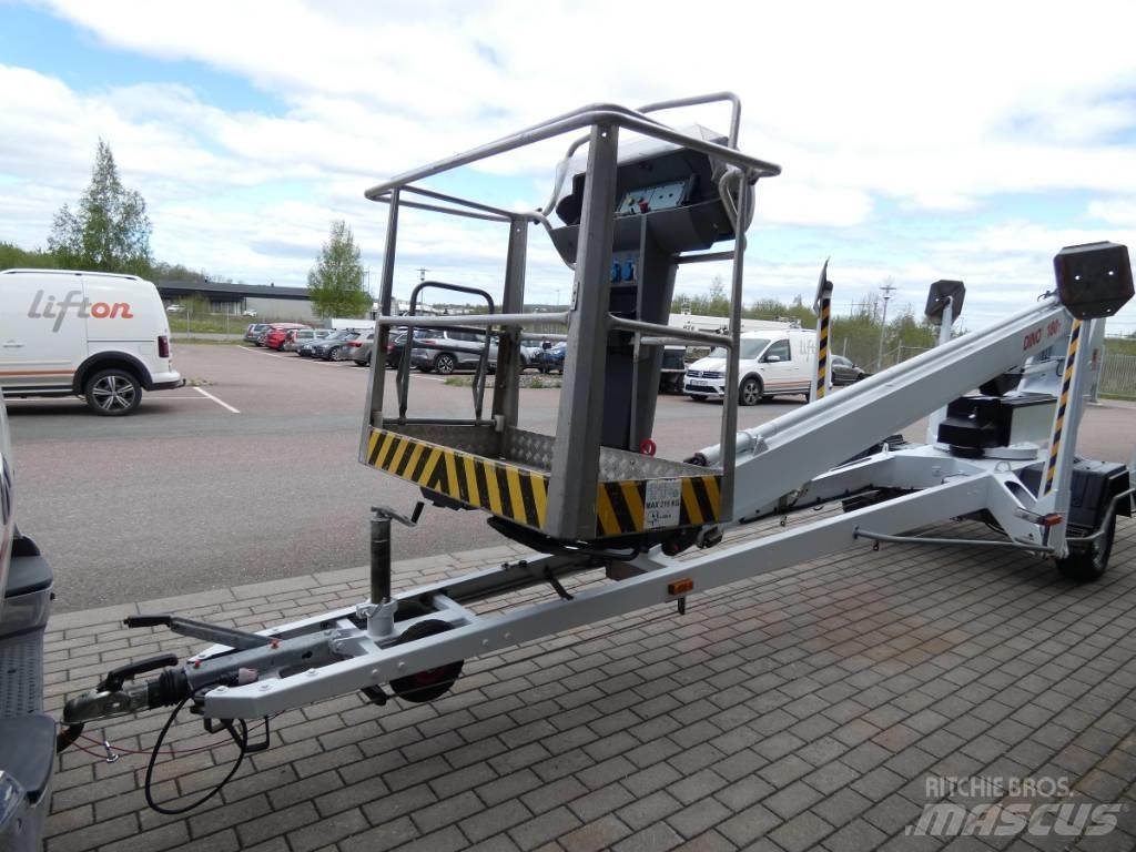 Dino 180 T  Skylift Ant priekabų montuojamos kėlimo platformos