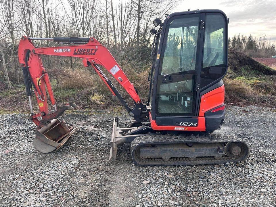 Kubota U 27 Mini ekskavatoriai < 7 t