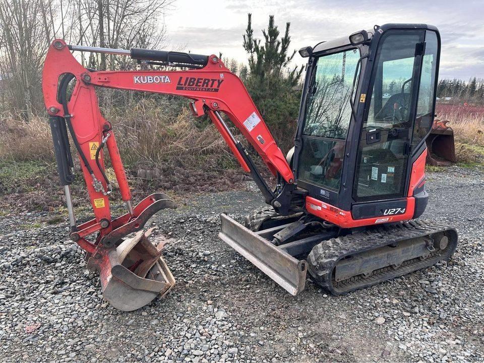 Kubota U 27 Mini ekskavatoriai < 7 t