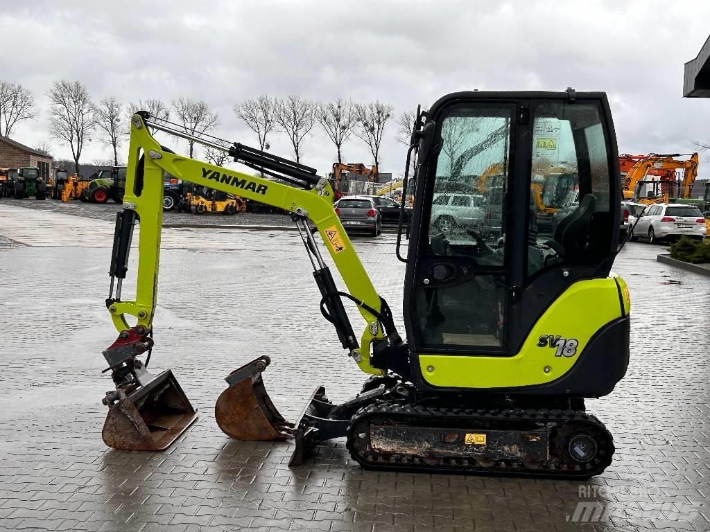 Yanmar SV 18 Mini ekskavatoriai < 7 t
