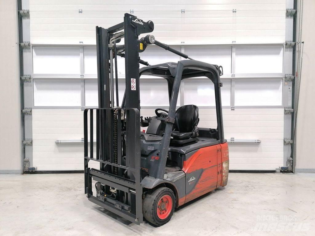 Linde E16L-02 Elektriniai šakiniai krautuvai