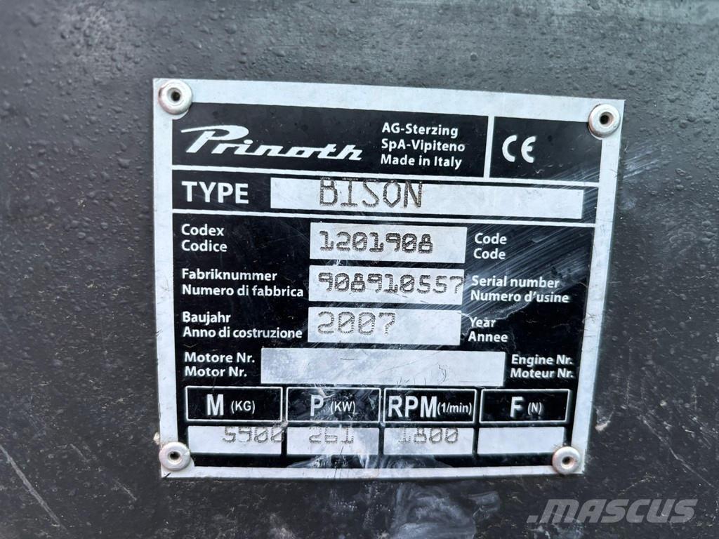 Prinoth Bison Sniego valytuvai