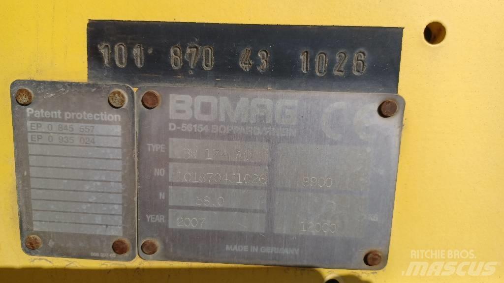 Bomag BW 174 A C Kombinuoti volai