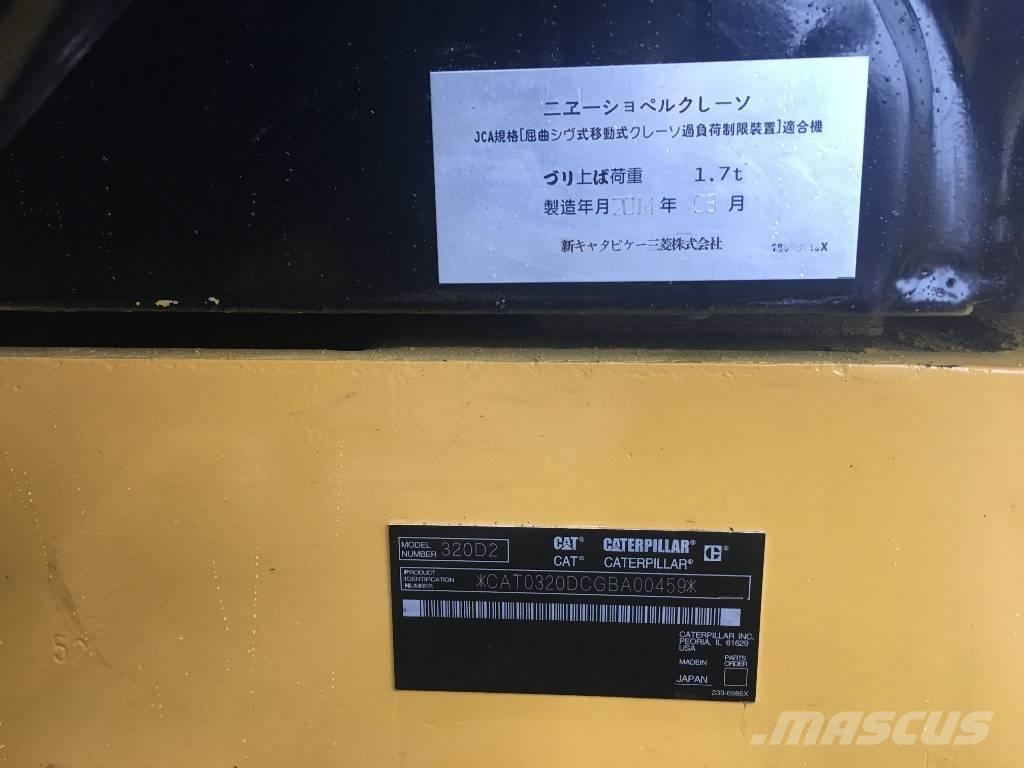 CAT 320D2L Vikšriniai ekskavatoriai