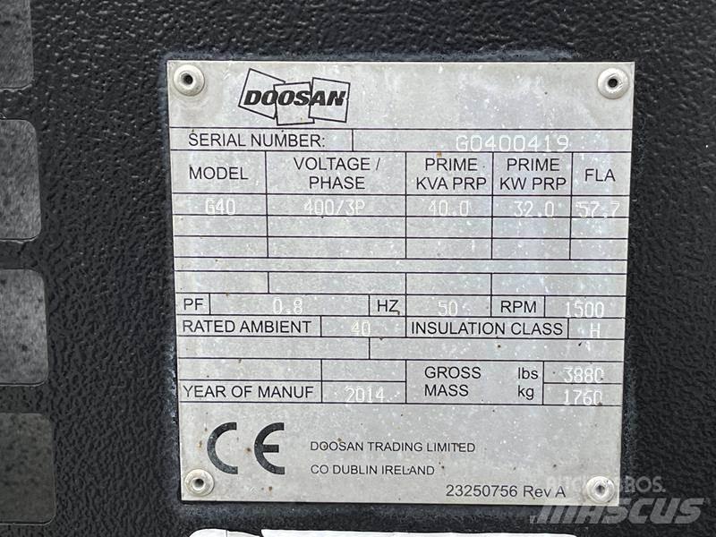 Doosan G 40 Dyzeliniai generatoriai