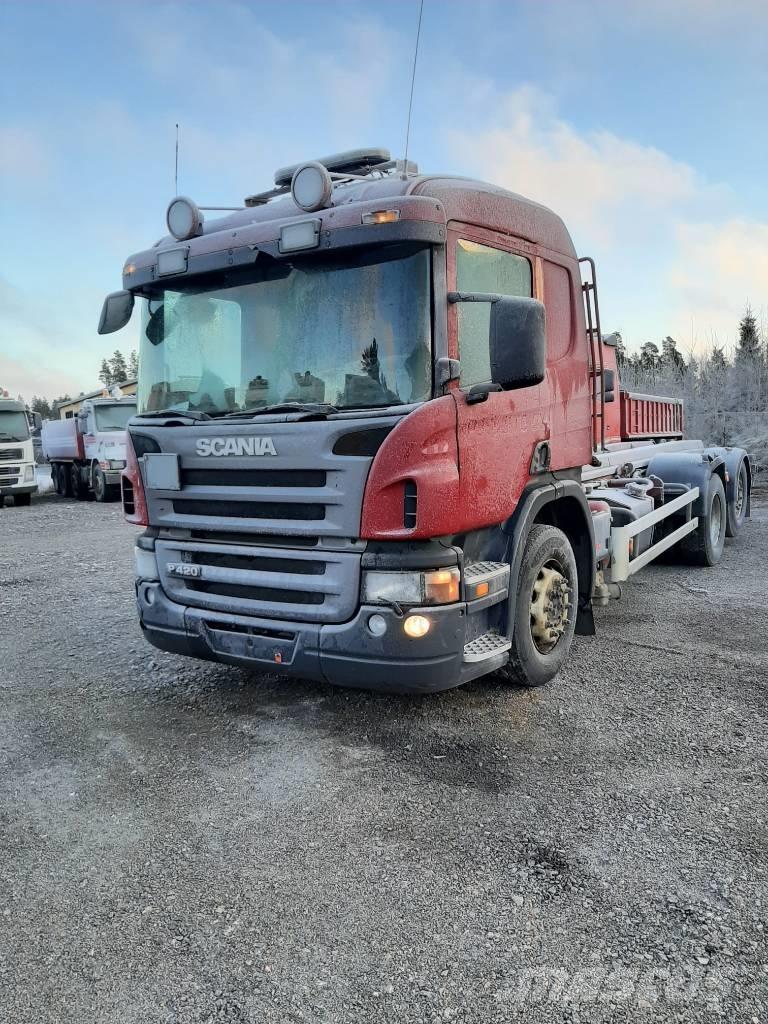 Scania P 420 Konteinerių nuožulnaus pakėlimo ant platformos krautuvai