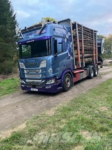 Scania R650B6X4NB Miškovežių vilkikai