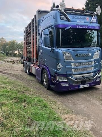Scania R650B6X4NB Miškovežių vilkikai