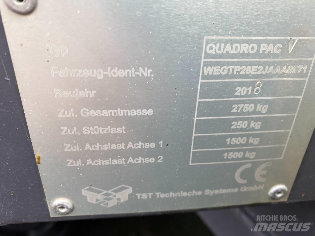  Quadro PAC  V Stačiakampių ryšulių presai