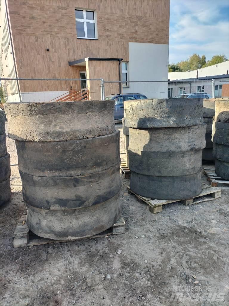 JCB full tires Padangos, ratai ir ratlankiai