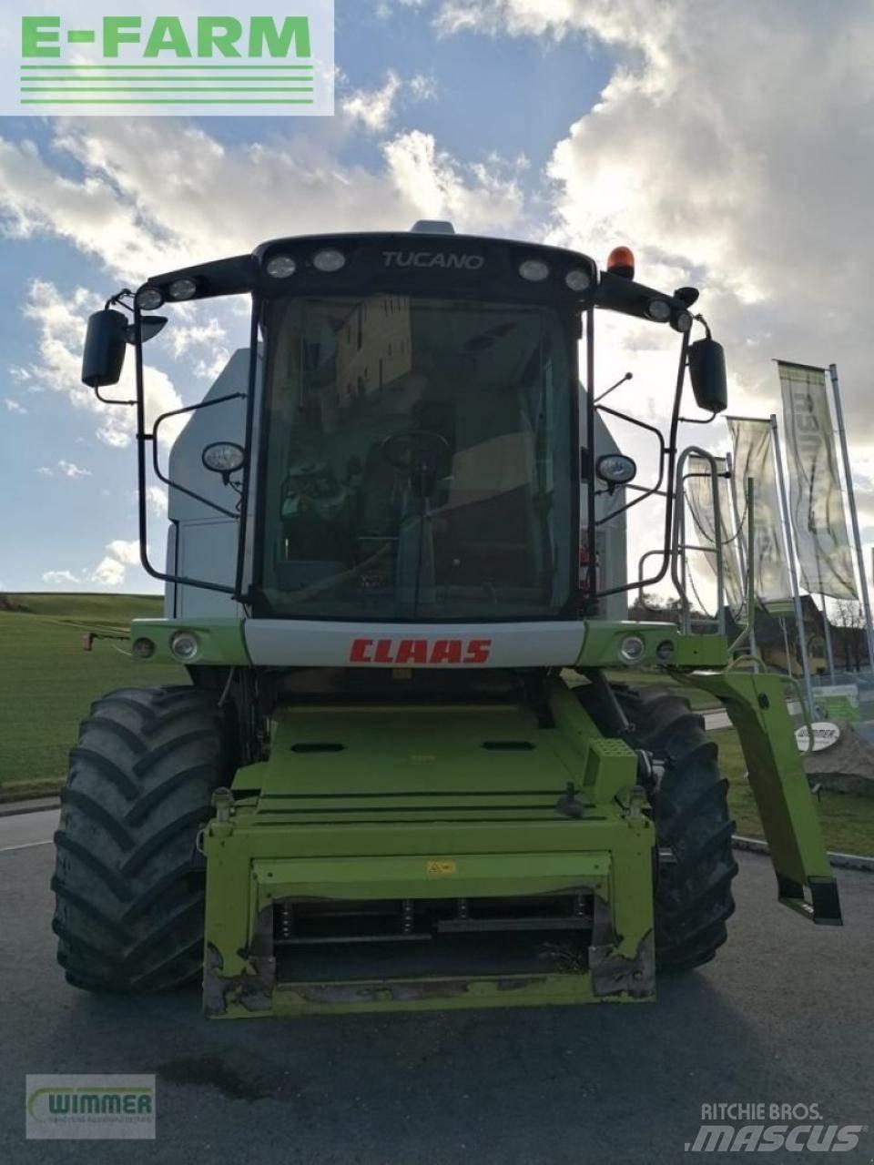 CLAAS tucano 440 Derliaus nuėmimo kombainai
