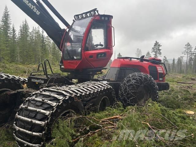 Komatsu 951 Miško technika (Harvesteriai)
