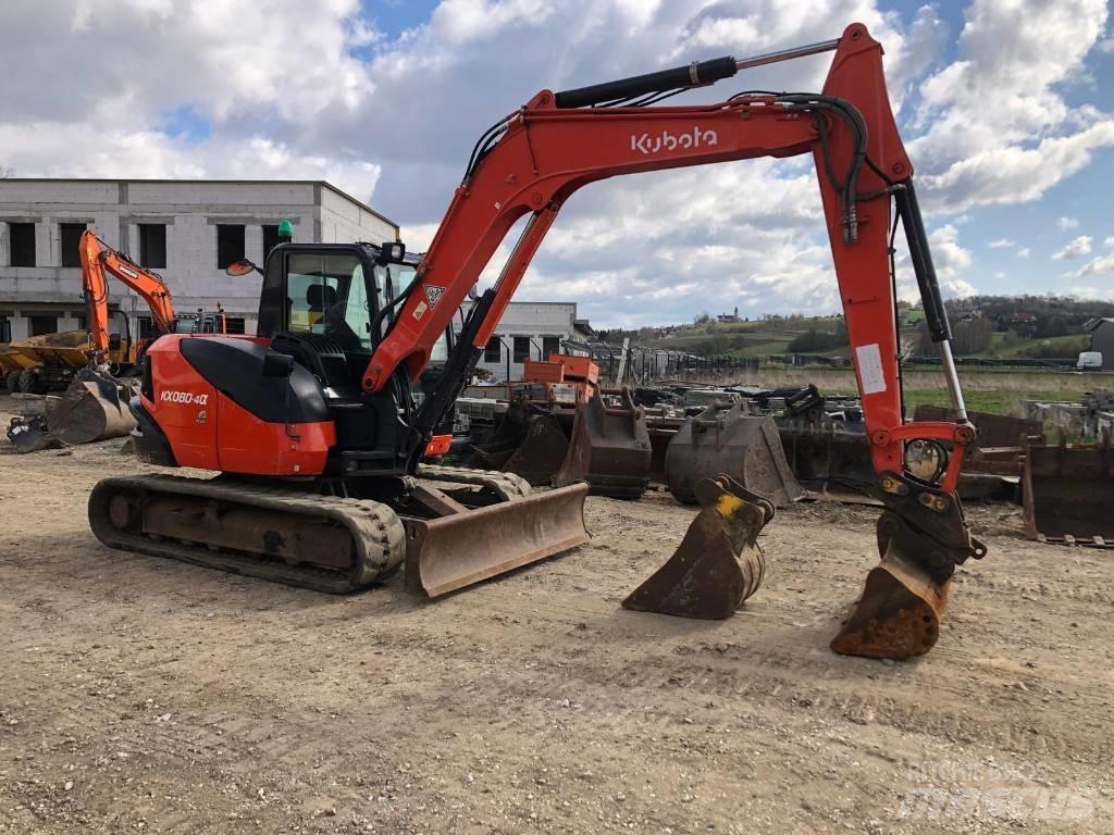 Kubota KX 080-4 Vikšriniai ekskavatoriai