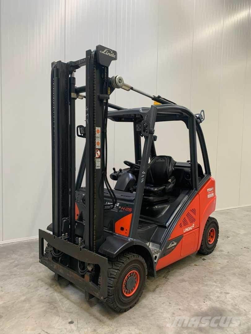 Linde H25T LPG (dujiniai) krautuvai