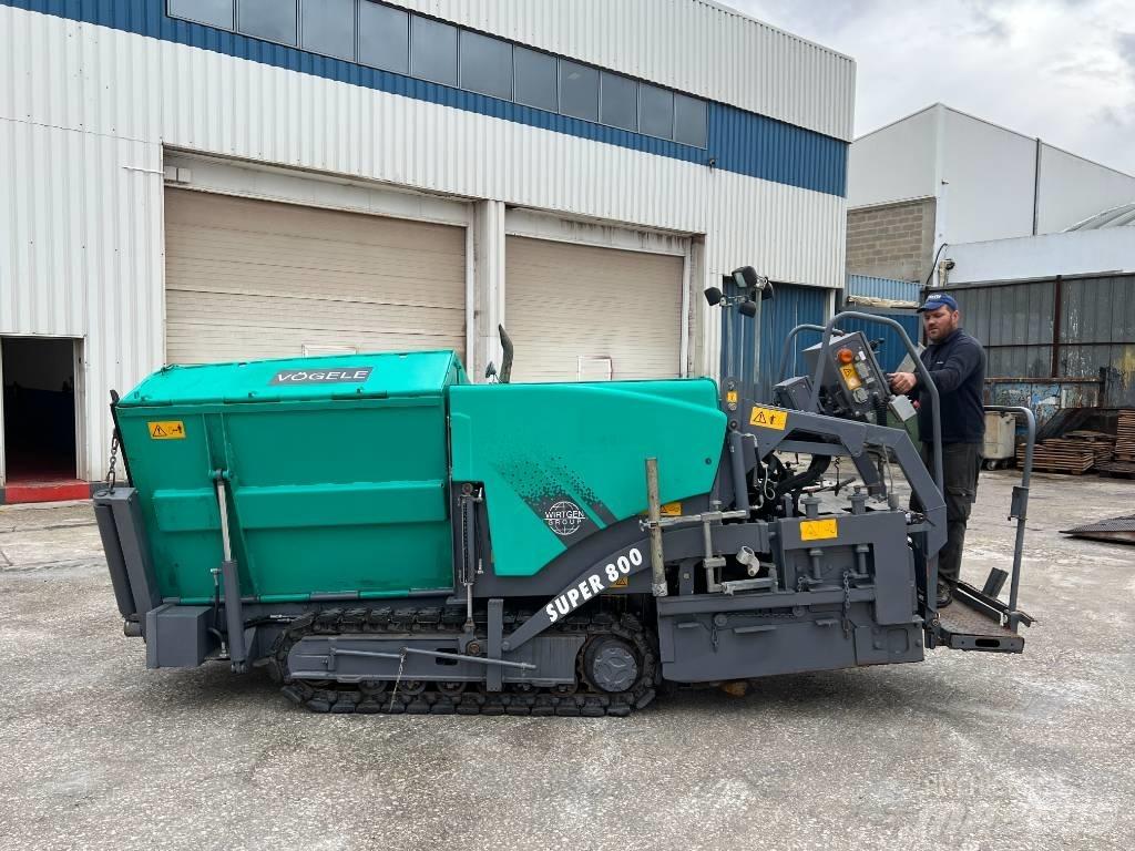 Vögele Super 800 Asfalto klotuvai