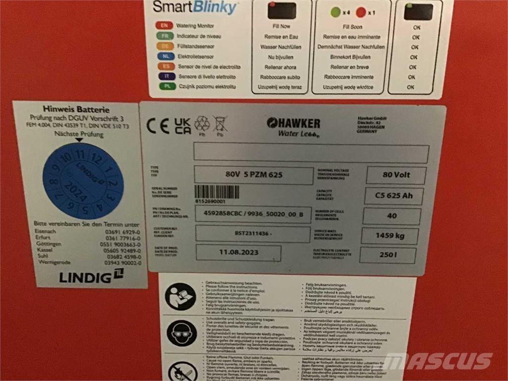 Linde E35L Elektriniai šakiniai krautuvai