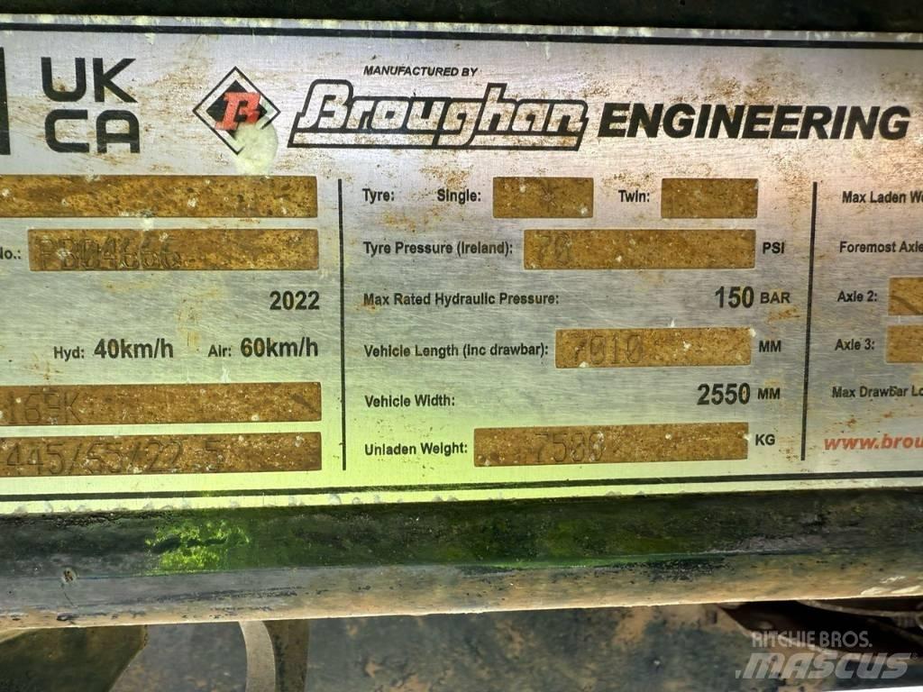 Broughan B 20 Savivartės priekabos