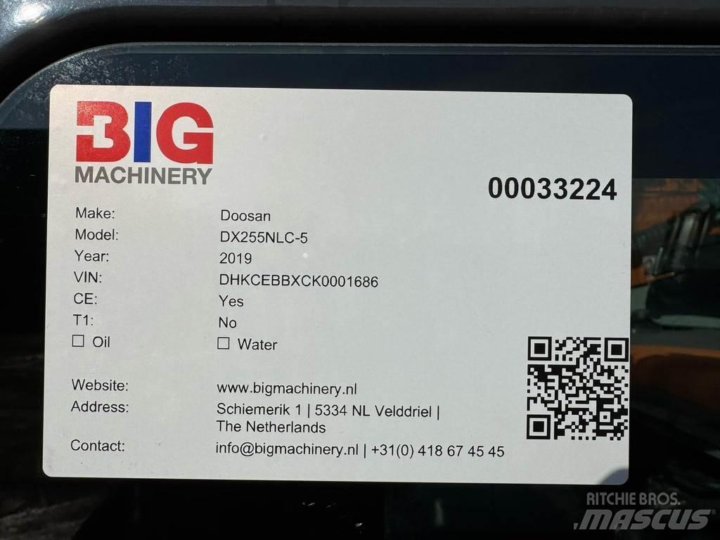 Doosan DX255NLC-5 Vikšriniai ekskavatoriai