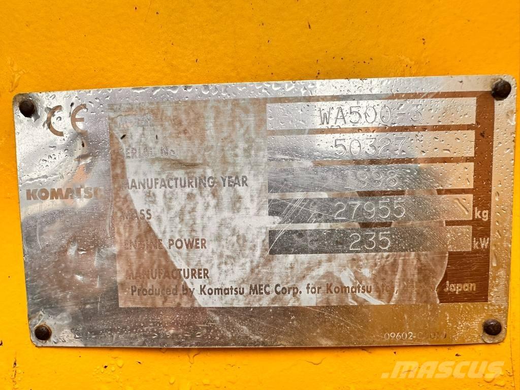 Komatsu WA500-3 Naudoti ratiniai krautuvai