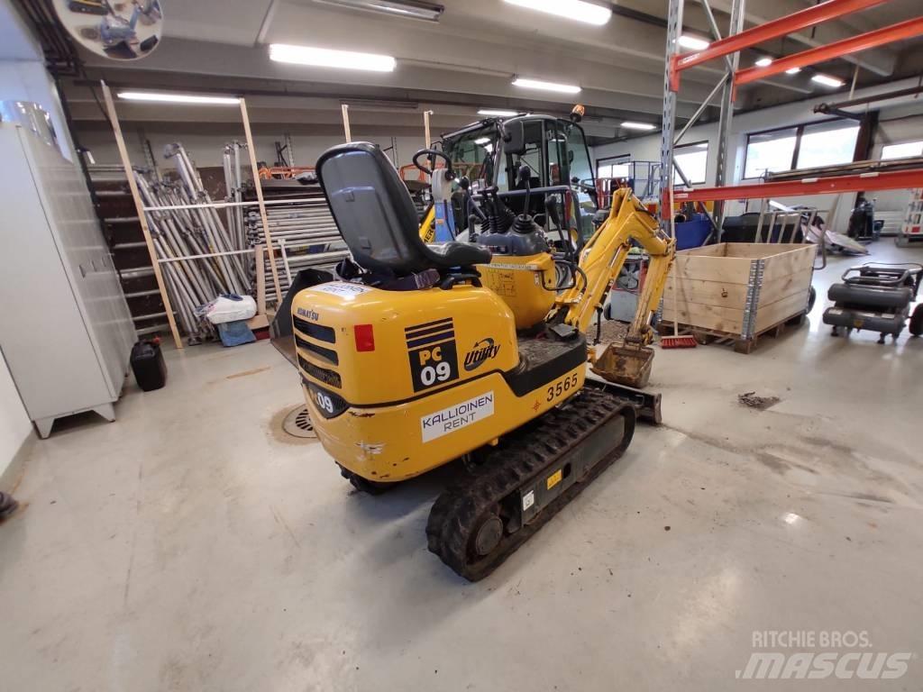 Komatsu PC 09-1 Mini ekskavatoriai < 7 t