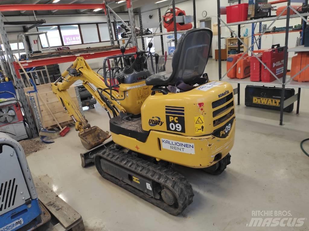 Komatsu PC 09-1 Mini ekskavatoriai < 7 t