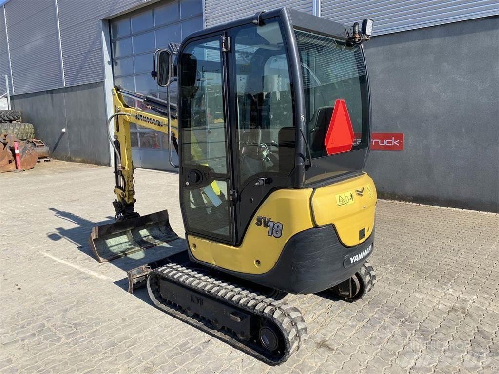 Yanmar SV18 Ratiniai ekskavatoriai