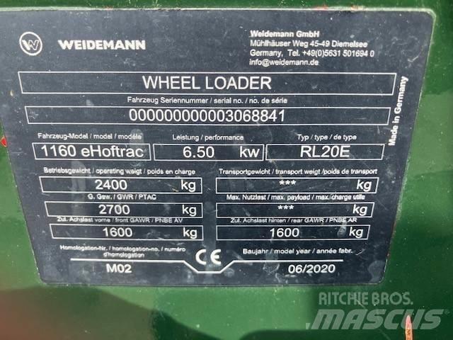 Weidemann 1160e Mini krautuvai