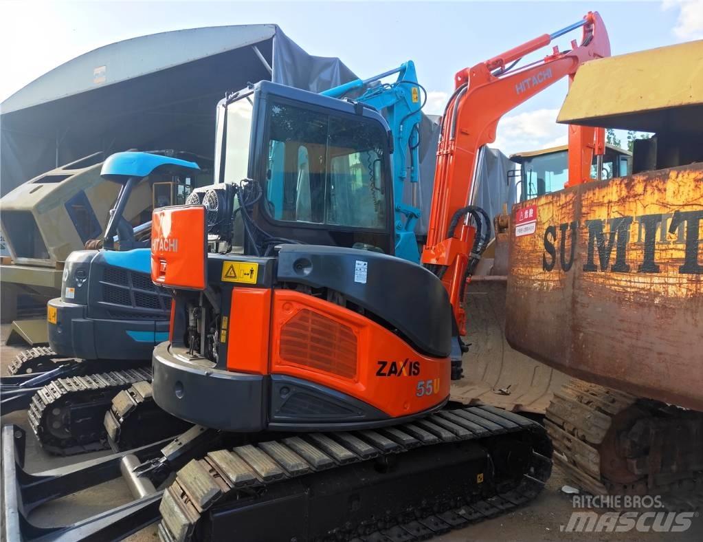 Hitachi ZX55UR Mini ekskavatoriai < 7 t