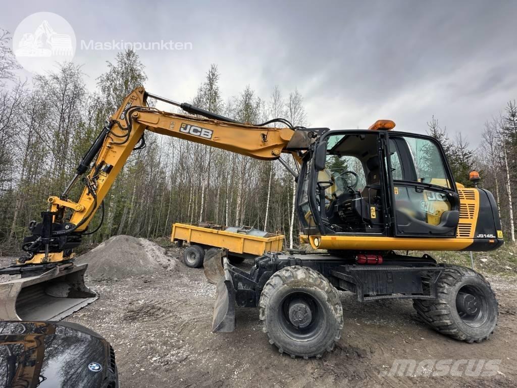 JCB JS 145 W Ratiniai ekskavatoriai