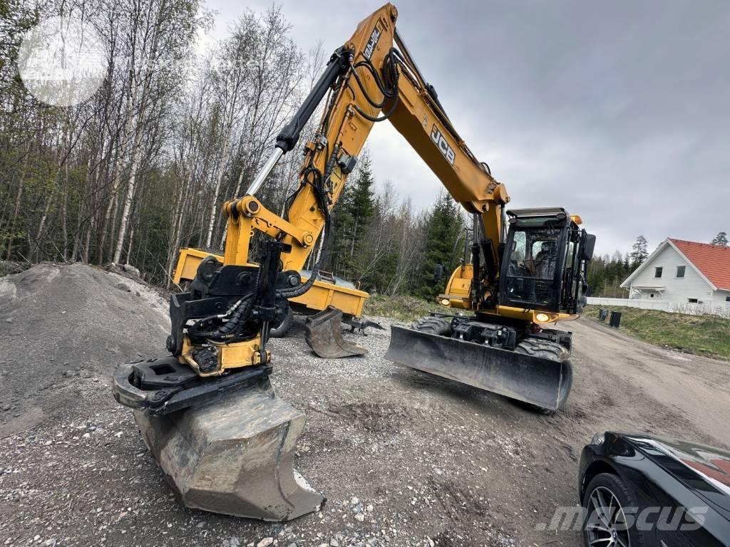 JCB JS 145 W Ratiniai ekskavatoriai