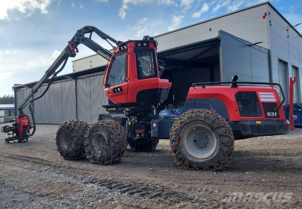 Komatsu 931 Miško technika (Harvesteriai)