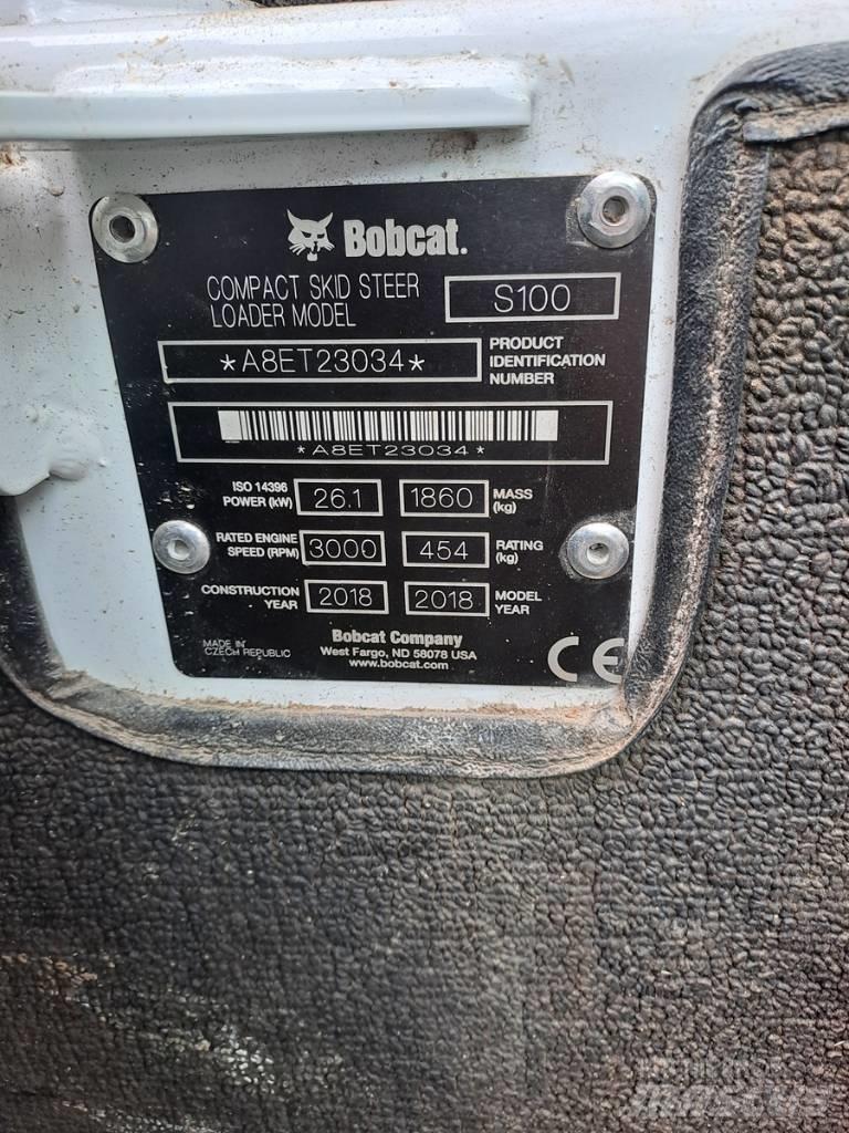 Bobcat S 100 Krautuvai su šoniniu pasukimu