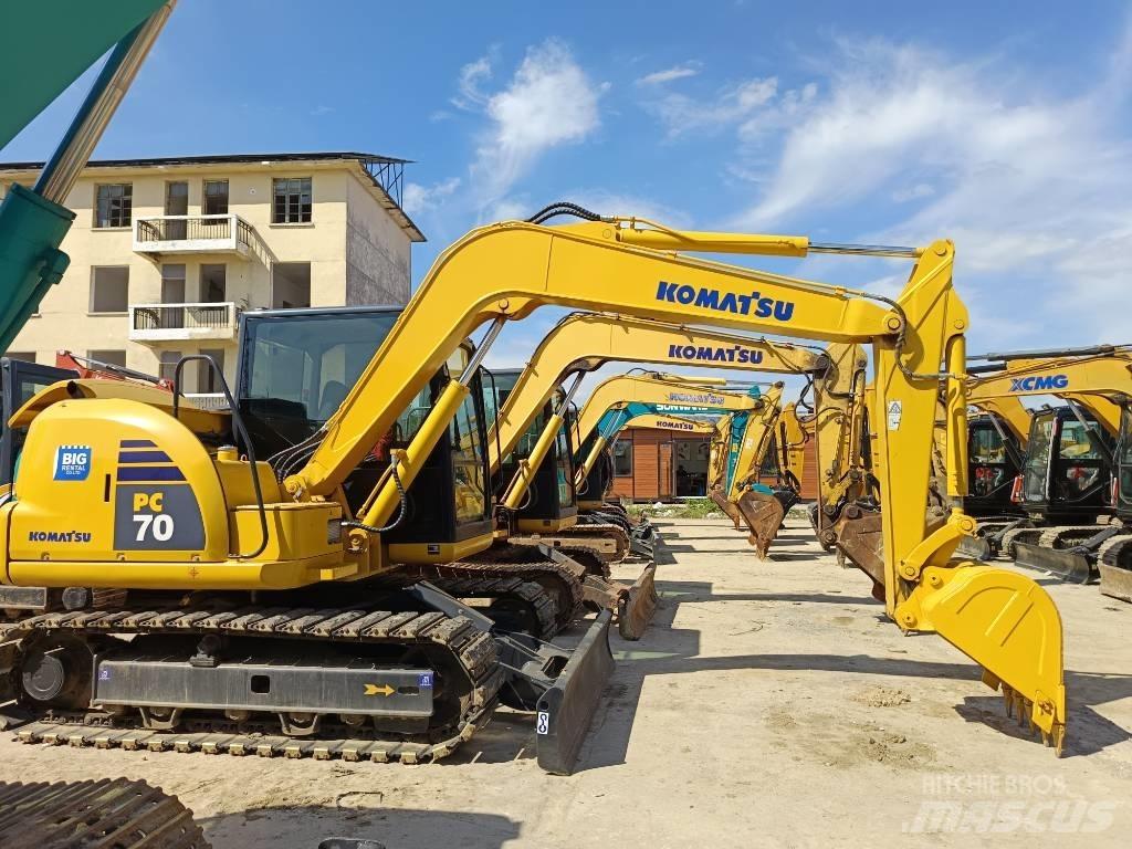 Komatsu PC 70 Vikšriniai ekskavatoriai