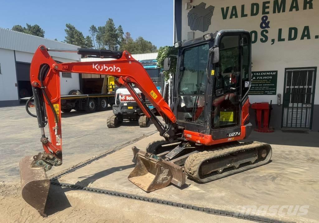 Kubota U 27-4 Mini ekskavatoriai < 7 t