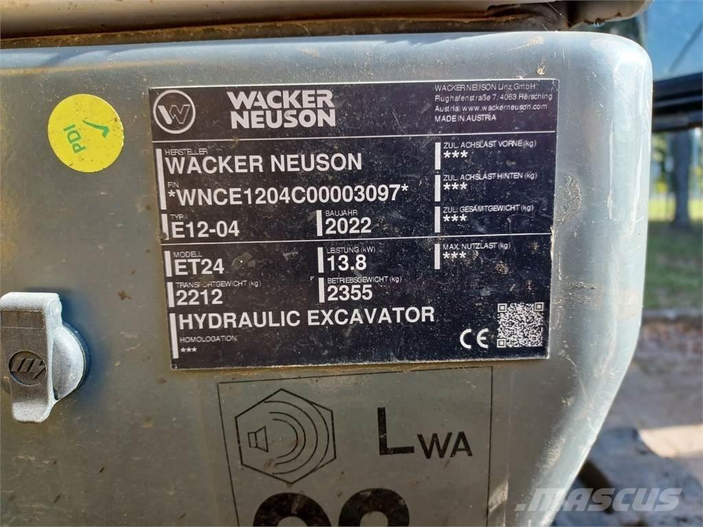 Wacker Neuson ET24 Vikšriniai ekskavatoriai