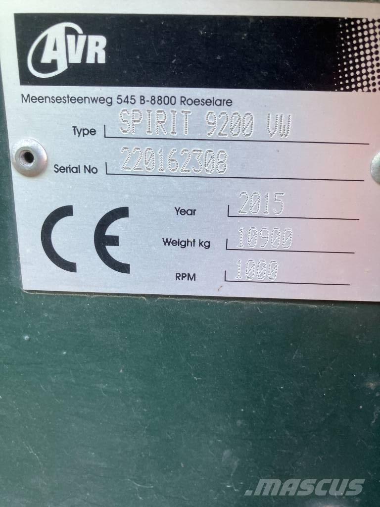 AVR 9200 Bulvių kombainai ir ekskavatoriai