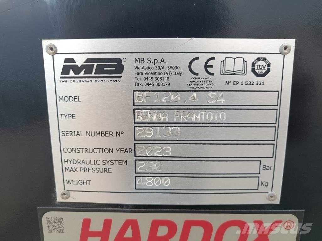 MB Crusher BF 120.4 Trupintuvai