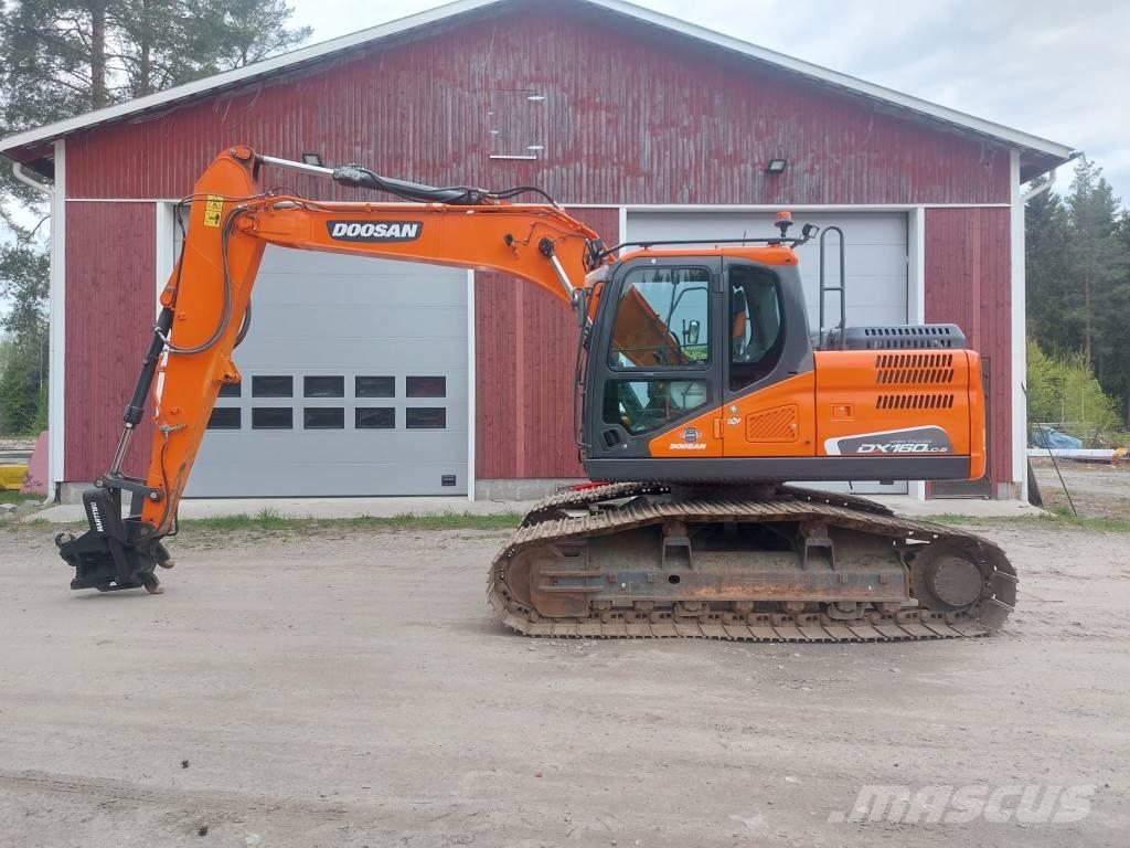 Doosan DX160LCH-5 Vikšriniai ekskavatoriai