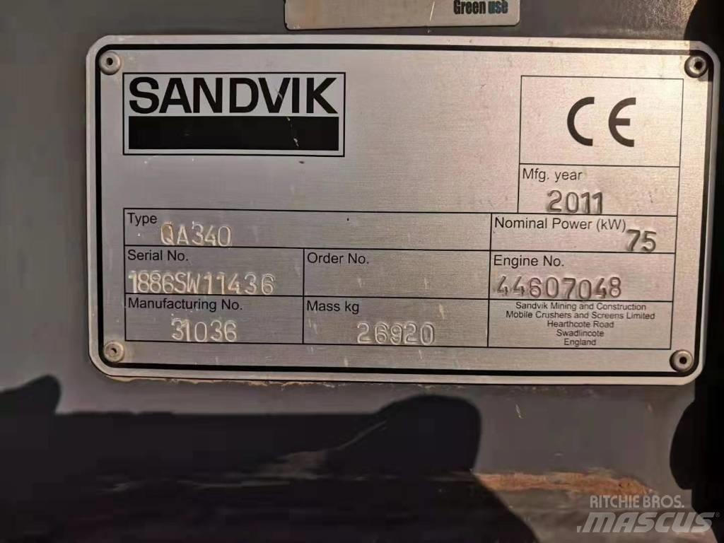 Sandvik QA 340 Sietai