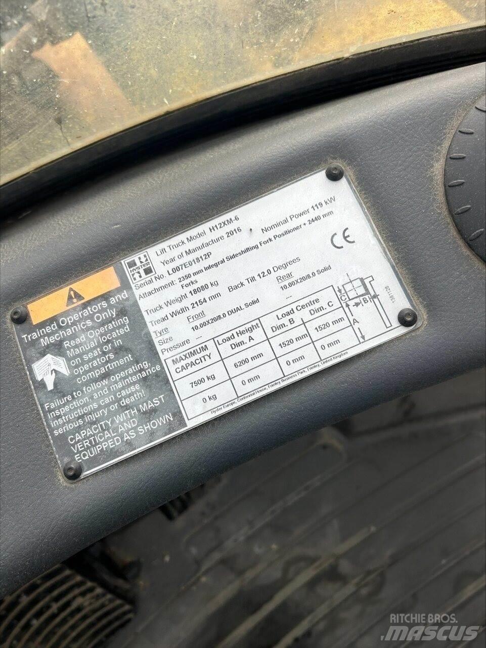 Hyster H12.00XM6 Dyzeliniai krautuvai