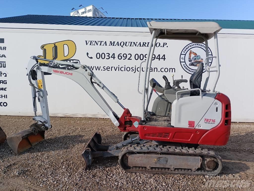 Takeuchi TB 216 Mini ekskavatoriai < 7 t