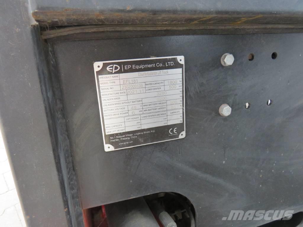 EP EFL 181 Elektriniai šakiniai krautuvai
