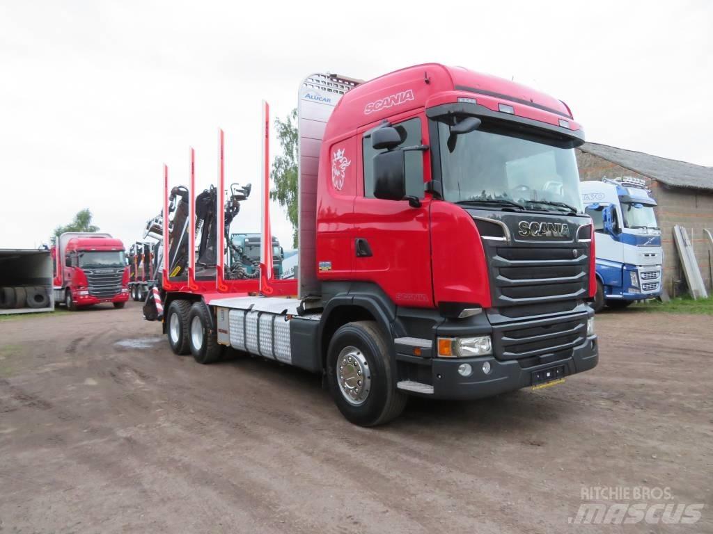 Scania R 450 Miškovežių vilkikai