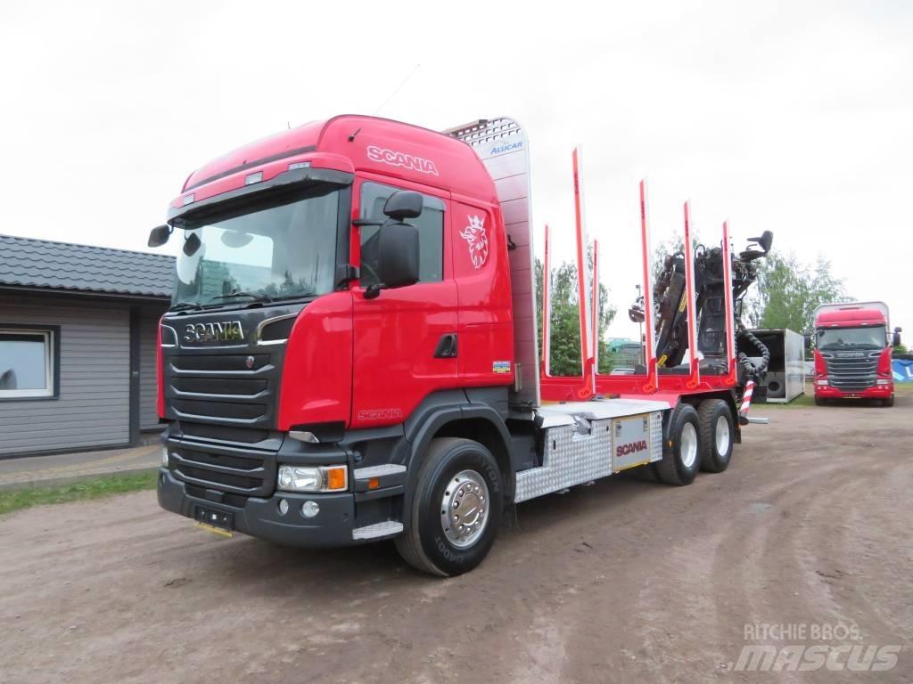 Scania R 450 Miškovežių vilkikai