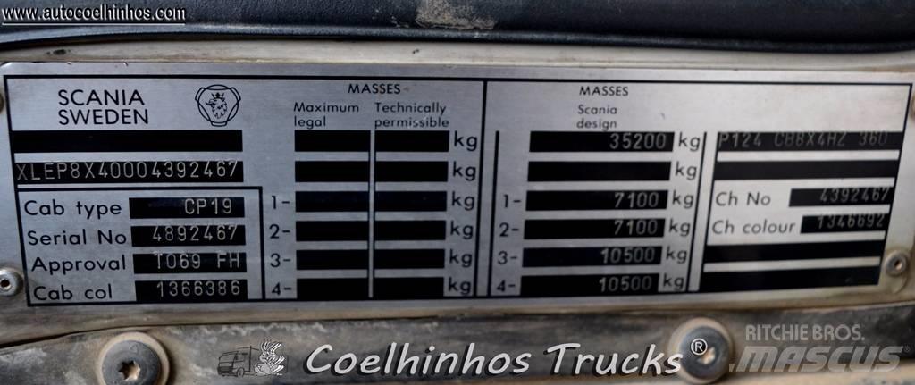 Scania 124C 360 Savivarčių priekabų vilkikai